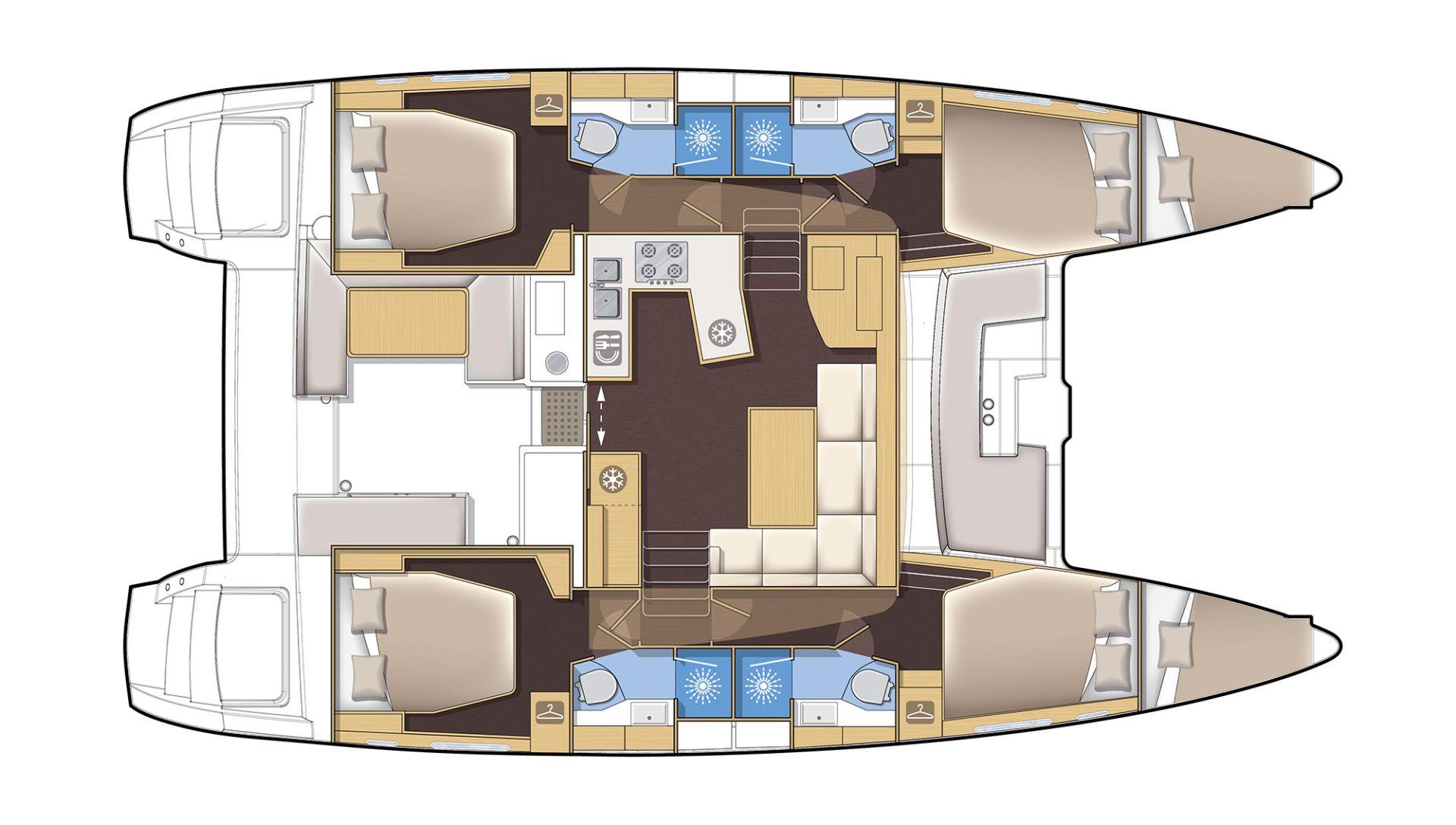 Lagoon 450 F - 4 + 2 cab., picture 3