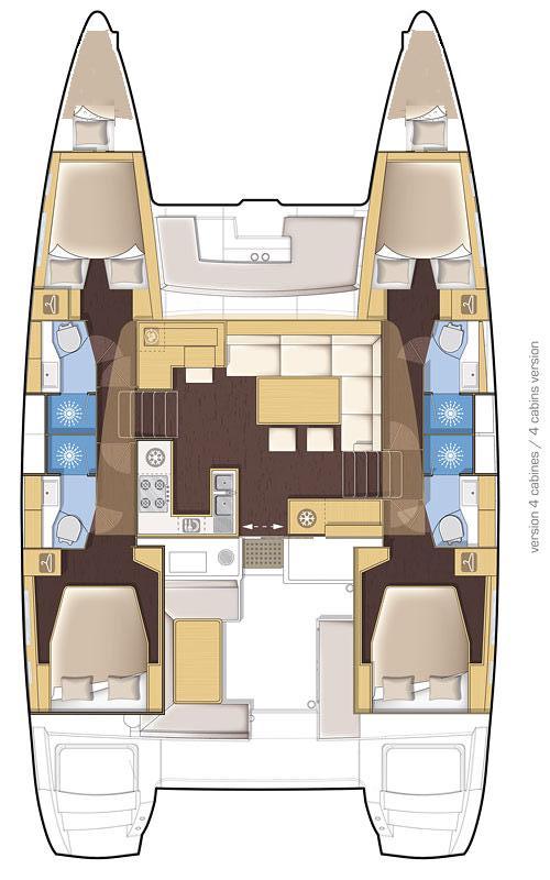 Lagoon 450 F - 4 + 2 cab., picture 2