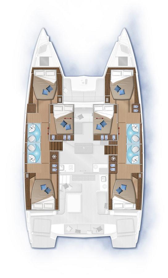 Lagoon 50 - 6 + 2 cab., picture 2