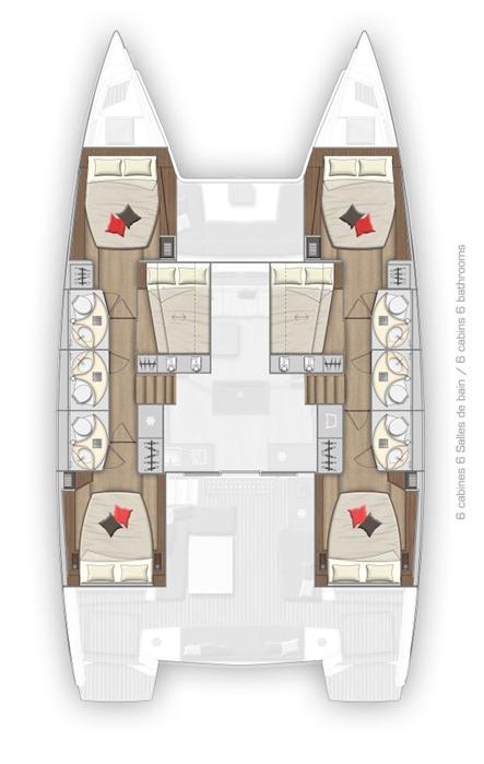 Lagoon 50 - 6 + 2 cab., picture 2
