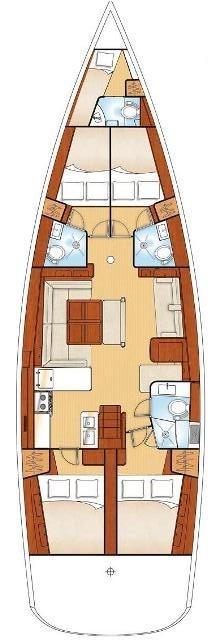 Oceanis 54 - 4 cab., picture 2
