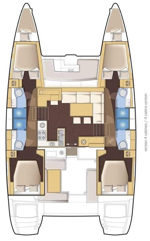 Lagoon 450 - 4 + 2 cab., picture 2
