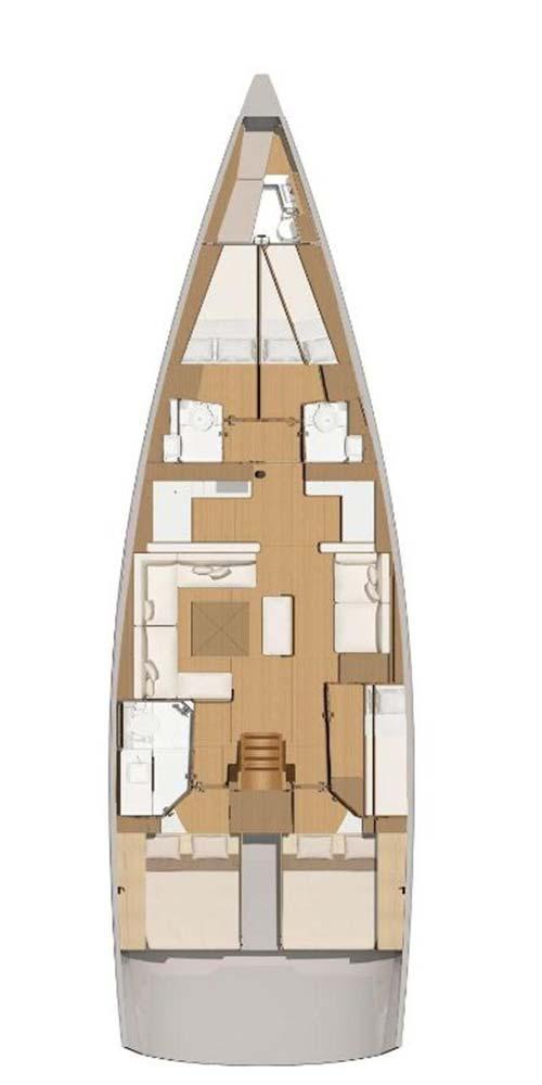 Dufour 56 Exclusive - 5 + 1 cab., picture 2