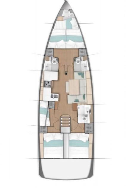 Sun Odyssey 490 - 5 cab., picture 2