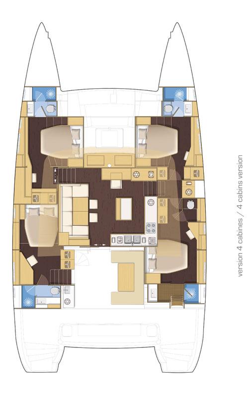 Lagoon 450 - 4 cab. - Arctic Princess, picture 2