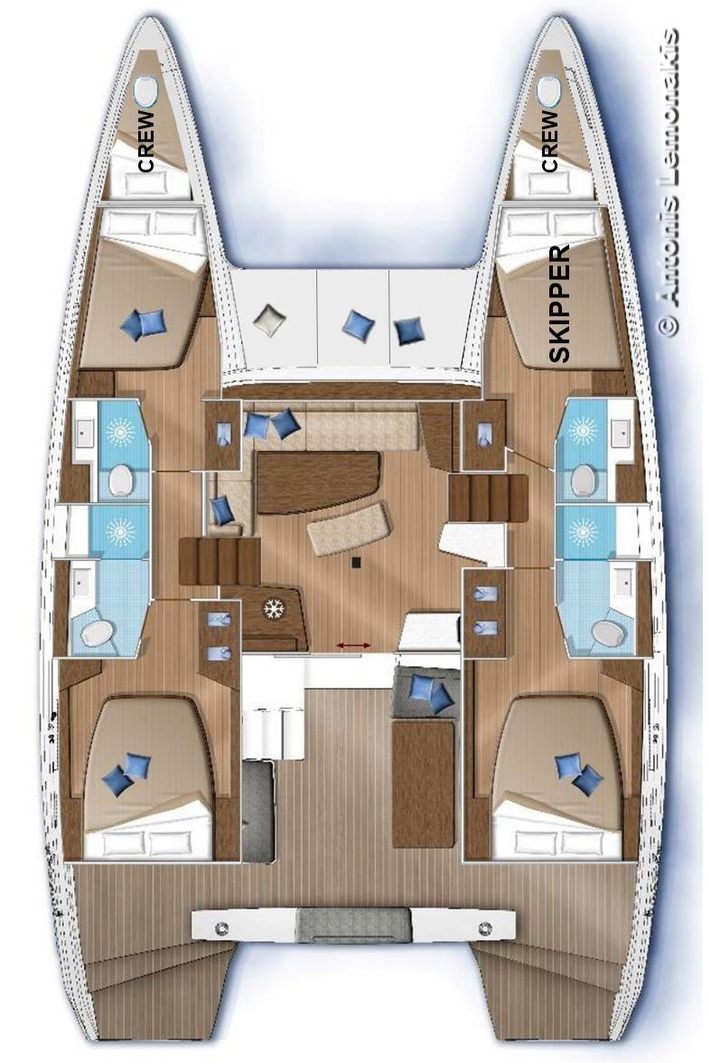 Lagoon 42 - 3 + 2 cab. - Winny, picture 2