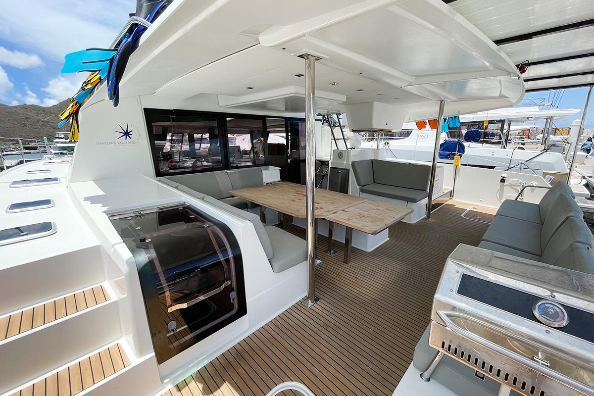 Book Fountaine Pajot Saba 50 - 6 cab Catamaran for bareboat charter in BVI, Tortola, Nanny Cay Marina, British Virgin Islands with TripYacht!, picture 6