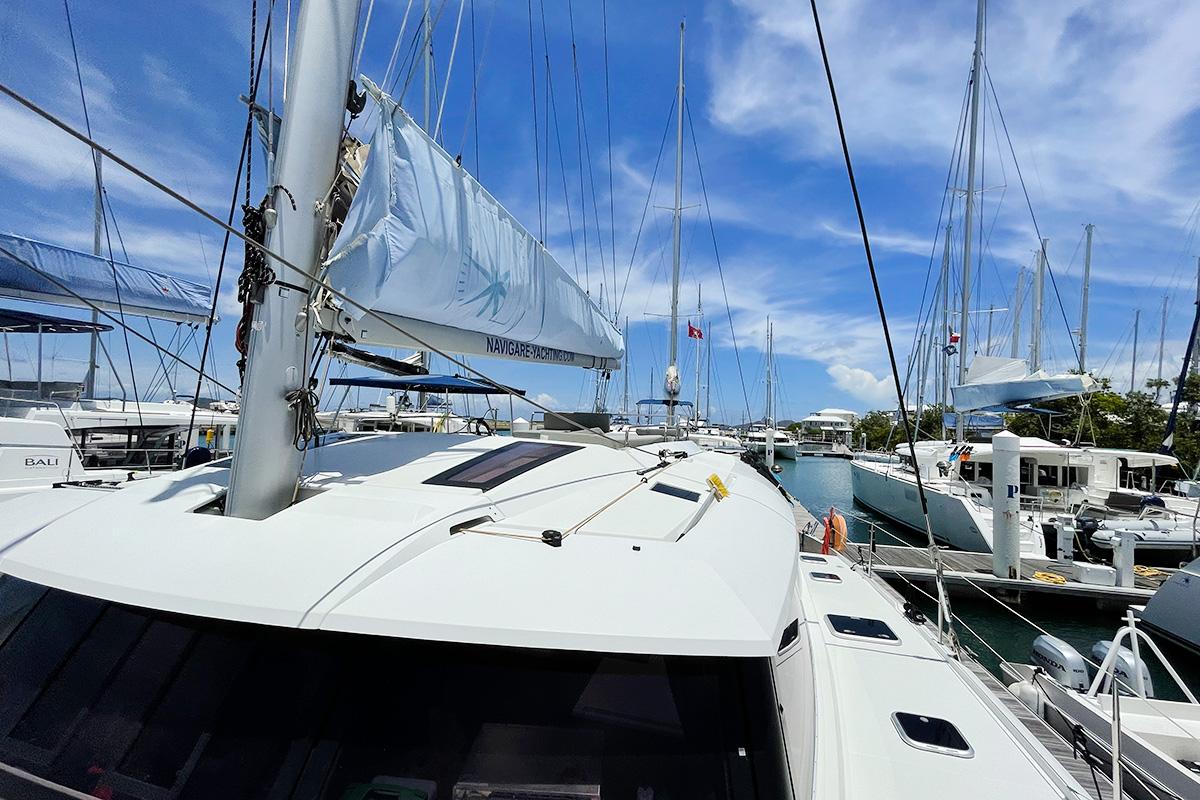 Book Fountaine Pajot Saba 50 - 6 cab Catamaran for bareboat charter in BVI, Tortola, Nanny Cay Marina, British Virgin Islands with TripYacht!, picture 8