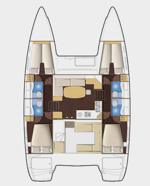 Lagoon 39 - 4 + 2 cab., picture 2