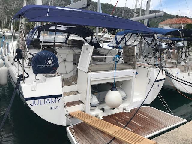 Book Bavaria C57 Holiday Sailing yacht for bareboat charter in Trogir, Yachtclub Seget (Marina Baotić), Split region, Croatia with TripYacht!, picture 1