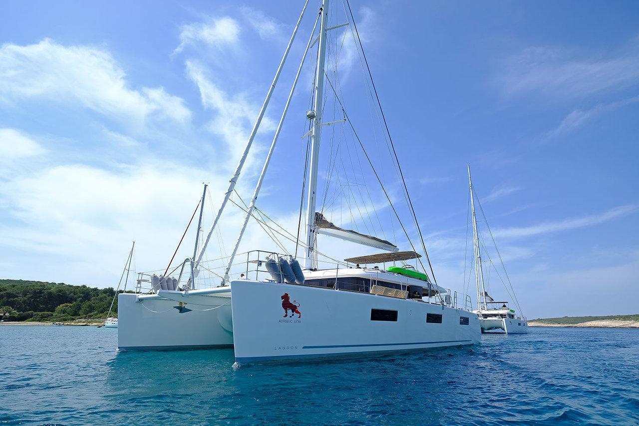 Book Lagoon 620 - 6 + 2 cab. Catamaran for bareboat charter in Marina Kastela, Split region, Croatia with TripYacht!, picture 1