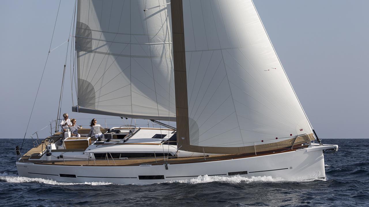 Book Dufour 460 GL - 5 cab. Sailing yacht for bareboat charter in Palma de Mallorca, Marina Naviera Balear, Balearic Islands, Spain with TripYacht!, picture 1