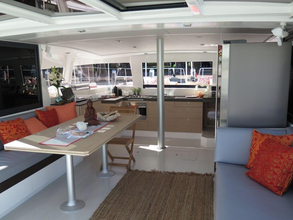 Book Bali 4.3 - 4 + 2 cab. Catamaran for bareboat charter in Corsica, Ajaccio, Port Tino Rossi, Corsica, France with TripYacht!, picture 8