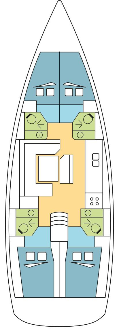 Sun Odyssey 479 - 4 cab., picture 2