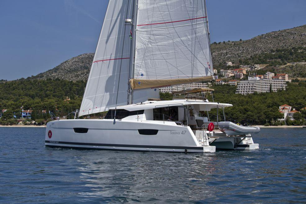 Book Fountaine Pajot Saona 47 Quintet - 5 + 1 cab. Catamaran for bareboat charter in La Paz, Costa Baja Marina, Baja California Sur, Mexico with TripYacht!, picture 30