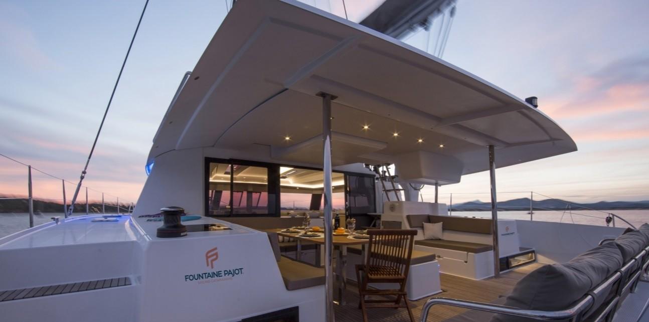 Book Fountaine Pajot Saba 50 - 6 + 1 cab. Catamaran for bareboat charter in Trogir, Yachtclub Seget (Marina Baotić), Split region, Croatia with TripYacht!, picture 5