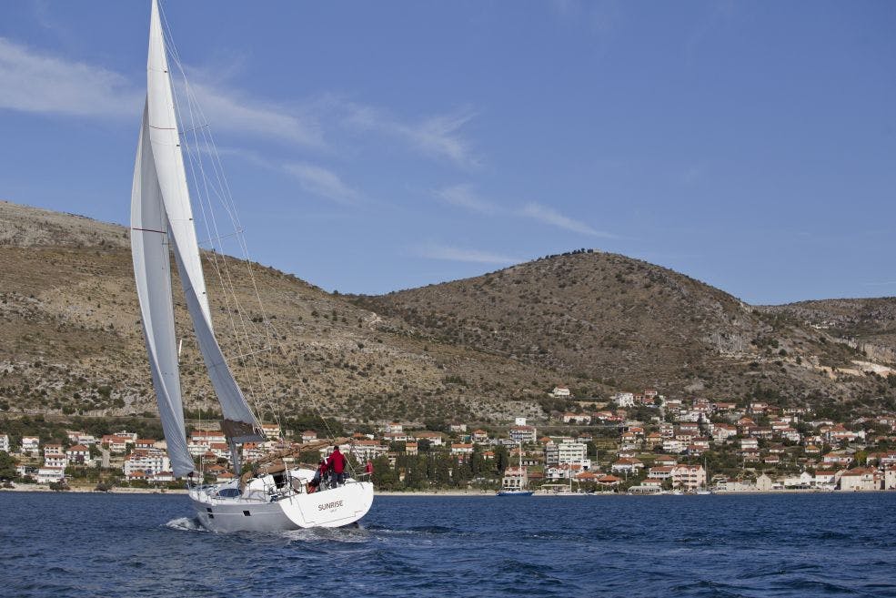 Book Elan Impression 50 - 5 + 1 cab. Sailing yacht for bareboat charter in Trogir, Yachtclub Seget (Marina Baotić), Split region, Croatia with TripYacht!, picture 3