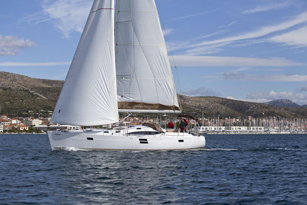 Book Elan Impression 50 - 5 + 1 cab. Sailing yacht for bareboat charter in Trogir, Yachtclub Seget (Marina Baotić), Split region, Croatia with TripYacht!, picture 4