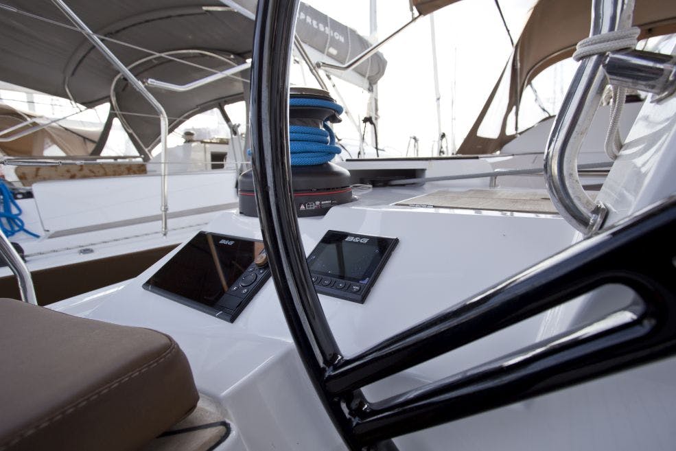 Book Elan Impression 50 - 5 + 1 cab. Sailing yacht for bareboat charter in Trogir, Yachtclub Seget (Marina Baotić), Split region, Croatia with TripYacht!, picture 11