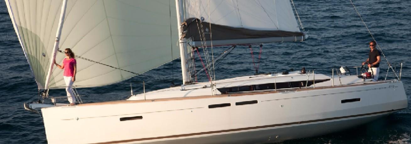 Book Sun Odyssey 419 Sailing yacht for bareboat charter in Palma de Mallorca, Marina Naviera Balear, Balearic Islands, Spain with TripYacht!, picture 3