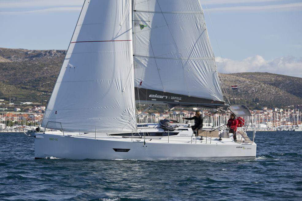 Book Elan E4 Sailing yacht for bareboat charter in Pula, ACI Marina Pomer, Istra, Croatia with TripYacht!, picture 1