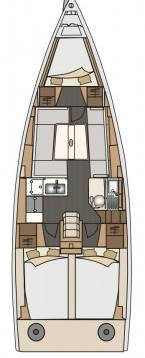 Book Elan E4 Sailing yacht for bareboat charter in Pula, ACI Marina Pomer, Istra, Croatia with TripYacht!, picture 2