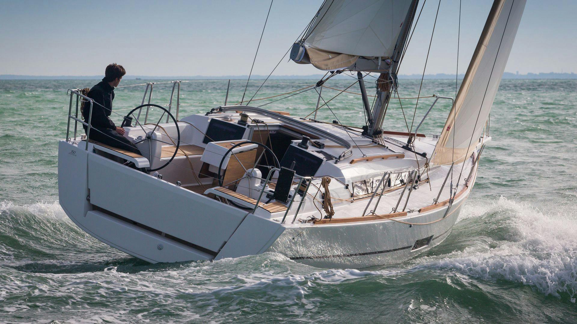 Book Dufour 360 GL - 3 cab. Sailing yacht for bareboat charter in French Atlantic, La Trinité sur Mer, Brittany, France with TripYacht!, picture 1
