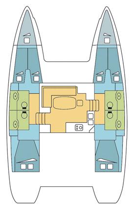 Lagoon 400 S2 - 4 + 2 cab., picture 2