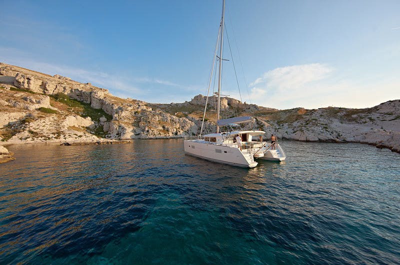 Book Lagoon 400 S2 - 4 + 2 cab. Catamaran for bareboat charter in Dubrovnik, Komolac, ACI Marina Dubrovnik, Dubrovnik region, Croatia with TripYacht!, picture 3