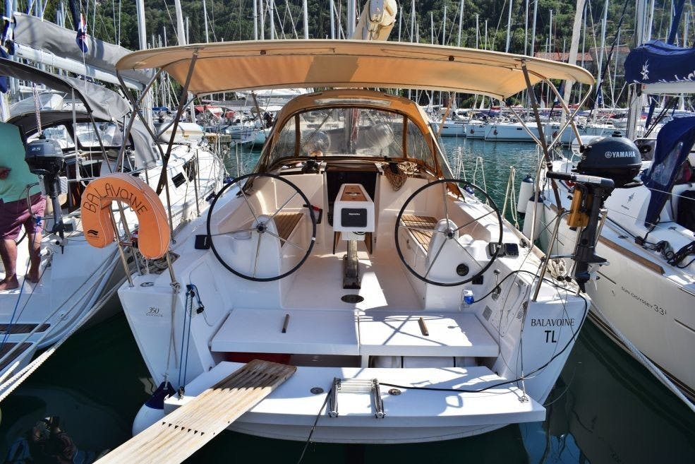 Book Dufour 350 GL Sailing yacht for bareboat charter in Dubrovnik, Komolac, ACI Marina Dubrovnik, Dubrovnik region, Croatia with TripYacht!, picture 1