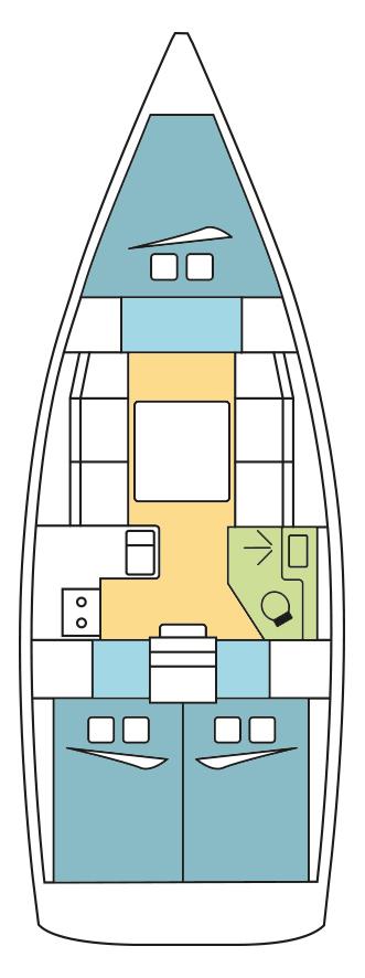 Book Dufour 350 GL Sailing yacht for bareboat charter in Dubrovnik, Komolac, ACI Marina Dubrovnik, Dubrovnik region, Croatia with TripYacht!, picture 2