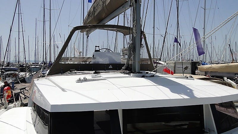 Book Bali 4.5 - 4 + 2 cab. Catamaran for bareboat charter in Athens, Alimos marina, Athens area/Saronic/Peloponese, Greece with TripYacht!, picture 14