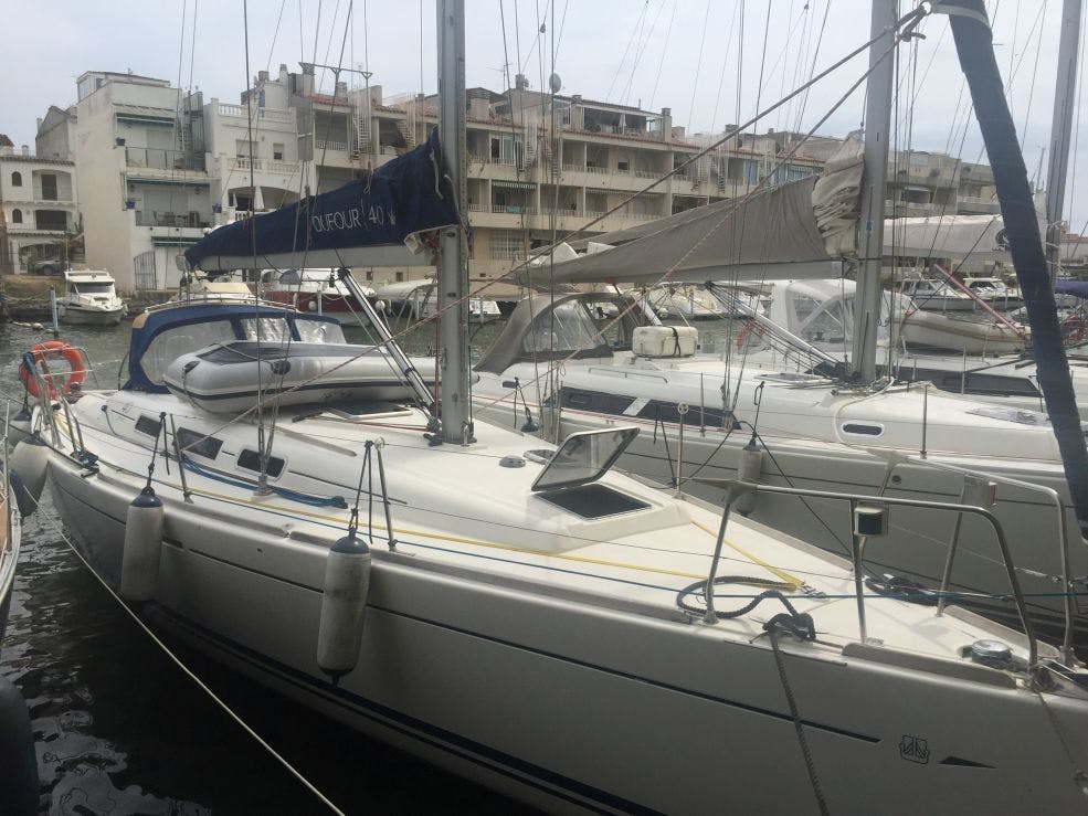Book Dufour 40 Sailing yacht for bareboat charter in Roses, Empuriabrava marina, Catalonia, Spain with TripYacht!, picture 1