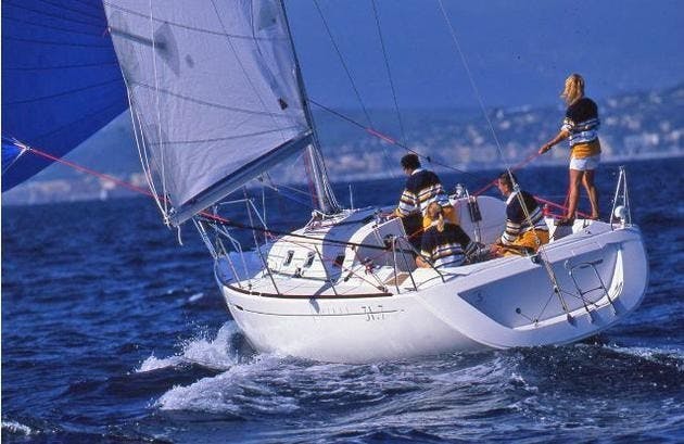 Book First 31.7 Sailing yacht for bareboat charter in French Atlantic, La Rochelle, Poitou-Charentes, France with TripYacht!, picture 3