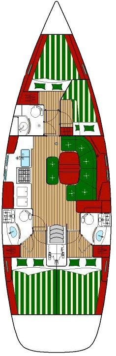 Oceanis Clipper 423 - 4 cab., picture 2