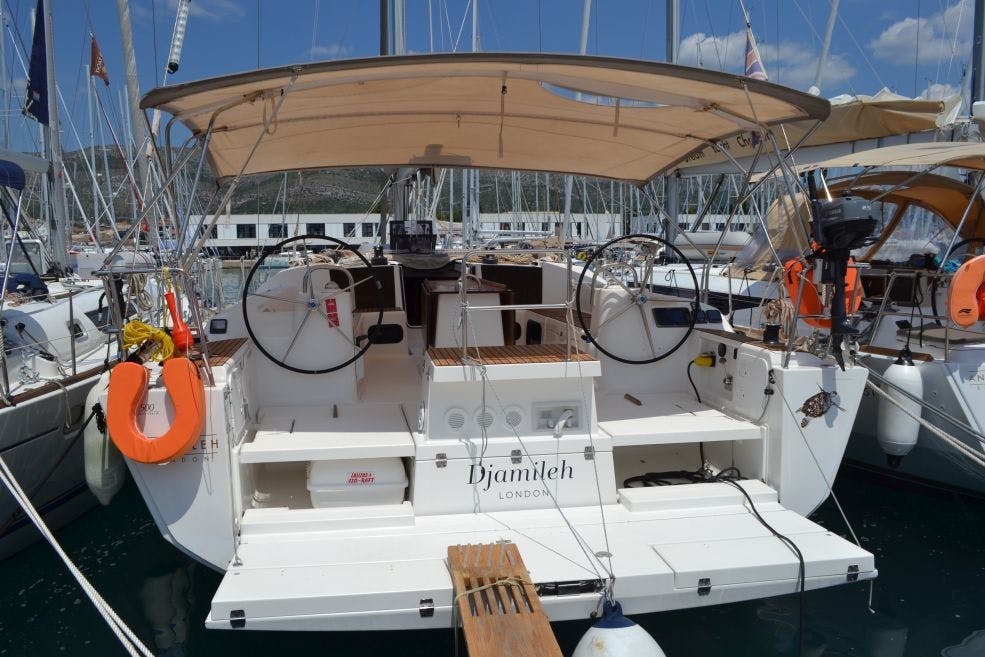 Book Dufour 500 GL - 5 cab. Sailing yacht for bareboat charter in French Atlantic, La Trinité sur Mer, Brittany, France with TripYacht!, picture 1