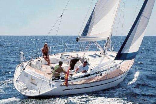 Book Bavaria 47 Cruiser Sailing yacht for bareboat charter in French Atlantic, La Trinité sur Mer, Brittany, France with TripYacht!, picture 1