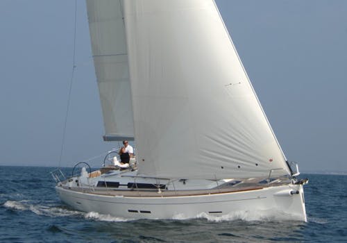 Book Dufour 445 GL Sailing yacht for bareboat charter in Cote D'Azur, Port Pin Rolland, Provence-Alpes-Côte d'Azur, France with TripYacht!, picture 1