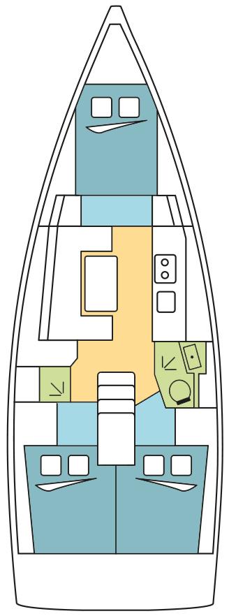 Oceanis 38 - 3 cab., picture 2