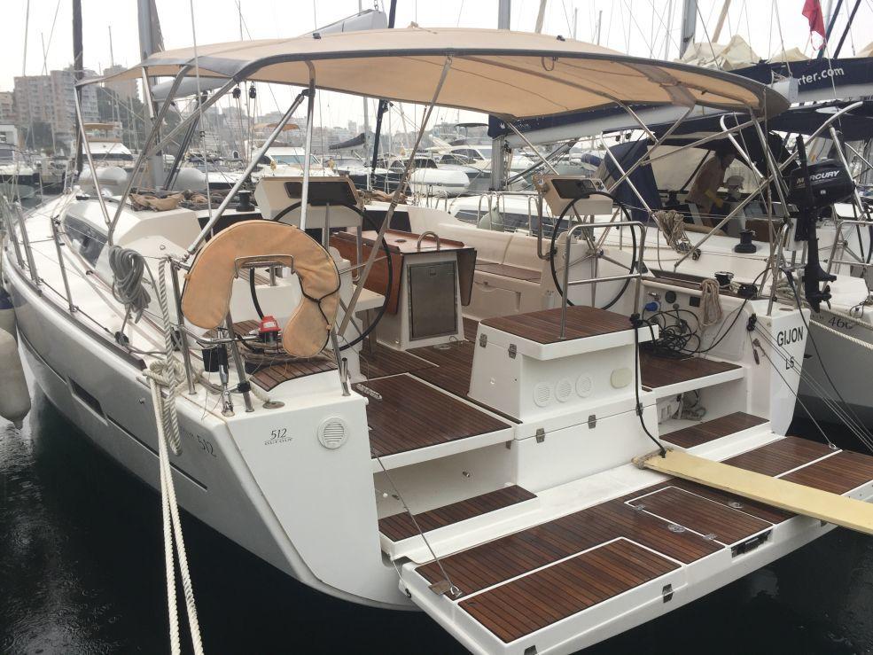 Book Dufour 512 GL - 5 cab. Sailing yacht for bareboat charter in Palma de Mallorca, Marina Naviera Balear, Balearic Islands, Spain with TripYacht!, picture 5