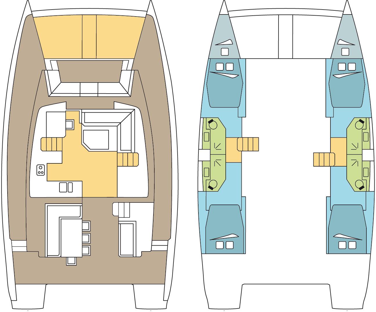 Book Bali 4.5 - 4 + 2 cab. Catamaran for bareboat charter in Phuket, Yacht Haven Marina, Phuket, Thailand  with TripYacht!, picture 2