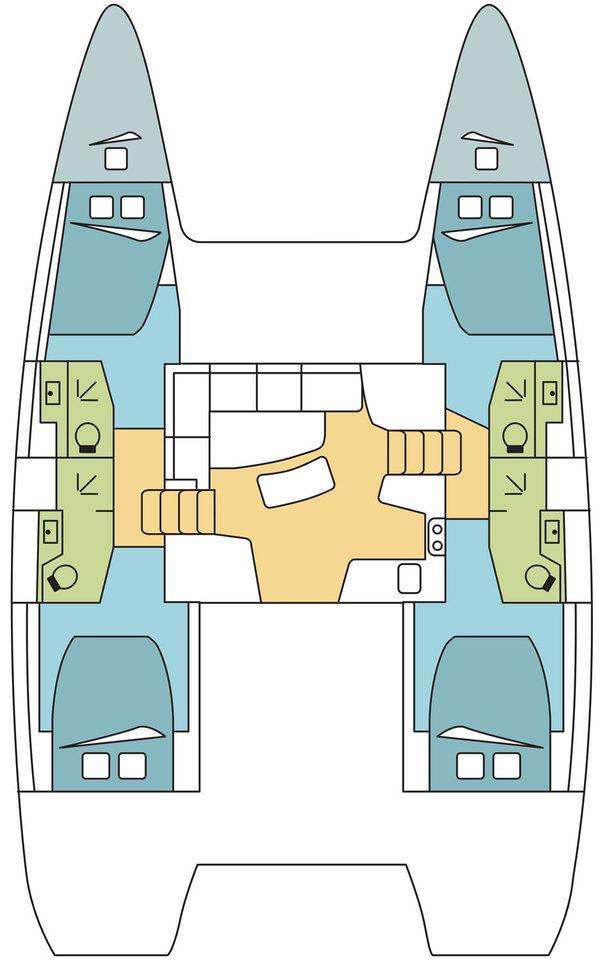 Book Lagoon 42 - 4 + 2 cab. Catamaran for bareboat charter in Grenada, Port Louis Marina, Grenada, Caribbean with TripYacht!, picture 2