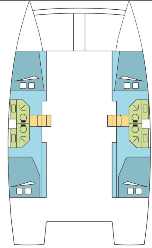 Book Bali 4.3 Catamaran for bareboat charter in Whitsundays, Airlie Beach, Coral Sea Marina, Whitsunday Region of Queensland, Australia and Oceania with TripYacht!, picture 2