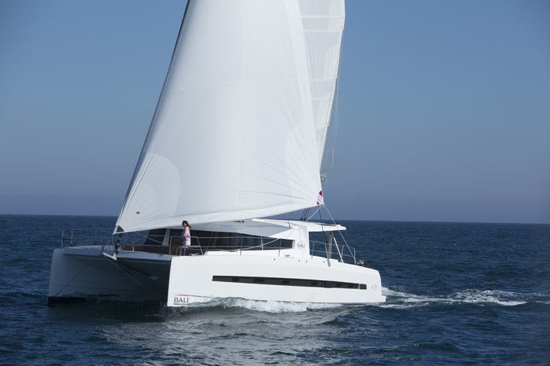 Book Bali 4.5 - 4 + 2 cab. Catamaran for bareboat charter in Seychelles, Praslin, Mahé, Seychelles with TripYacht!, picture 1