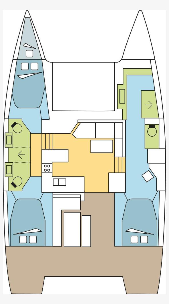 Fountaine Pajot Astrea 42 - 3 + 1 cab., picture 2