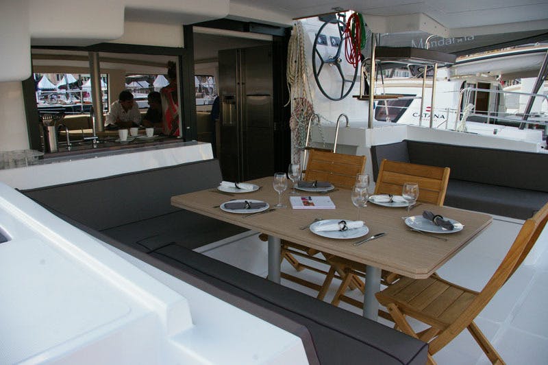 Book Bali 4.5 - 4 + 2 cab. Catamaran for bareboat charter in Seychelles, Praslin, Mahé, Seychelles with TripYacht!, picture 13
