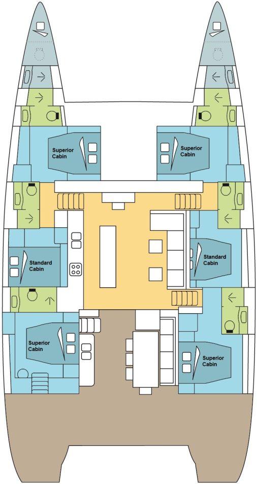 Book Lagoon 620 - 6 + 2 cab. Catamaran for bareboat charter in Nassau, Palm Cay Marina, New Providence, Bahamas with TripYacht!, picture 2