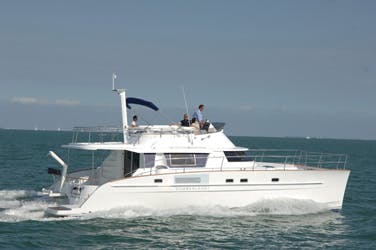 Book Cumberland 46 - 4 cab. Power catamaran for bareboat charter in Whitsundays, Airlie Beach, Coral Sea Marina, Whitsunday Region of Queensland, Australia and Oceania with TripYacht!, picture 3