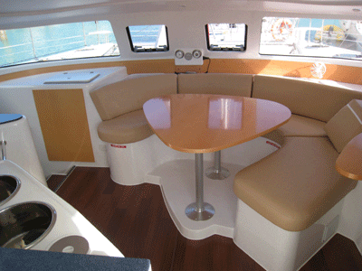Book Lavezzi 40 - 4 cab. Catamaran for bareboat charter in Whitsundays, Airlie Beach, Coral Sea Marina, Whitsunday Region of Queensland, Australia and Oceania with TripYacht!, picture 5