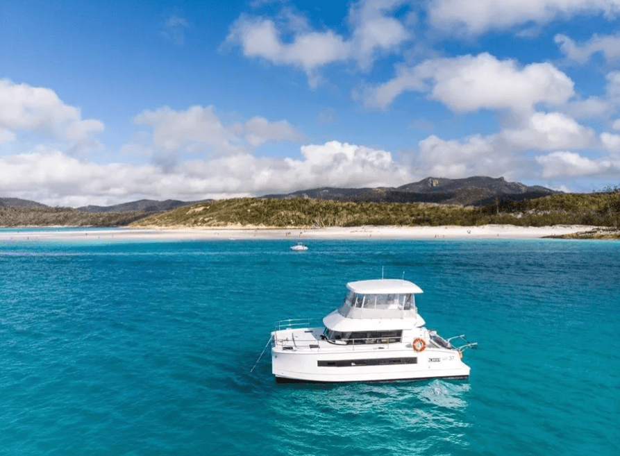 Book Fountaine Pajot MY 37 - 3 cab. Power catamaran for bareboat charter in Marsh Harbour, Conch Inn Marina, Abaco Islands, Bahamas with TripYacht!, picture 1